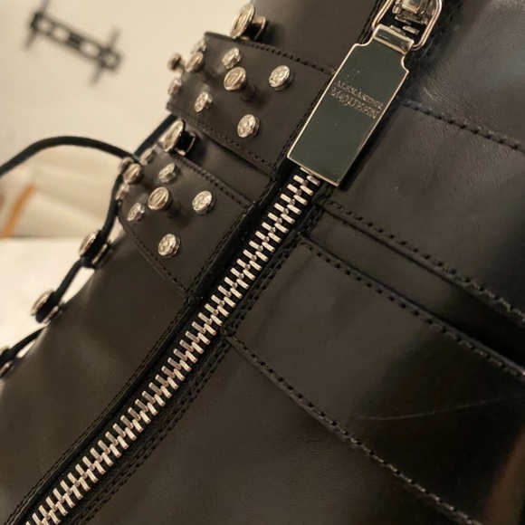 Alexander McQueen Statement Combat Boots - Picture 8 of 13